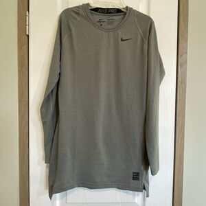 Nike Pro Compression Shirt Mens Large Dri-Fit Top Breathable Mesh On Back